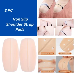 Bra Shoulder Strap Non-Slip Pads Soft Silicone Cushion Pressure Pain Relief