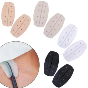 2pcs Flirtzy Soft Silicone Bra Strap Cushion Holder Non-Slip Shoulder Pads